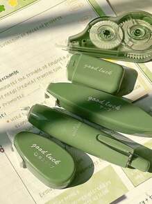 5pcs Good Luck Correction Tape, Strong Covering Power Durable Beautiful Have Everything Writing Correction Large Capacity, Kids Gift Student Reward School Supplies