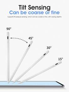 Easypie Selection 1pc Universal Capacitive Stylus Pen, Suitable For Smartphones And Tablets, Active Capacitive Stylus, Compatible With Android And Apple , Precise Touch, Smooth Writing, High-End Capacitive Pen (Not Suitable For Resistive Or Electromagnetic Tablets) - Multicolor - View 4