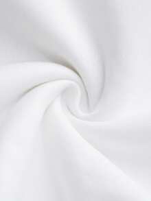 Kreatives, lässiges, minimalistisches, baumwollgepolstertes Sweatshirt mit überschnittenen Schultern für Jungen, bequemes, übergroßes Sweatshirt mit Rundhalsausschnitt, lockerer Street-Preppy-Style, Kinderkleidung, drapiertes, weiches Langarm-Oberteil, Sweatshirt der neuen Serie, Oberteil mit buntem Tintenhintergrund und Fußball-Print - Weiss - Übersicht 7