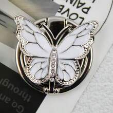 360° Rotating Shiny Flower Ring Phone Holder - Universal Shiny Metal Phone Ring Stand Grip, Cute Portable Phone Accessory For All Smartphones - Multicolor - View 20