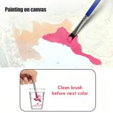 Pintura de paisaje de puesta de sol por número de kits, pintura de lienzo de flores de pradera, amapola, pintura de aceite digital DIY, dibujo de imagen, escenario, coloración, artesanía, regalo de Halloween, Navidad, decoración del hogar