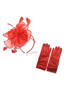 D EXCEED 1/2/3Pcs Women's Opera Gloves – 1920s Flapper Accessories For Halloween, Costume Parties & Tea Parties