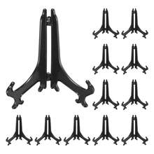 Acrylic Easel Display Stands, Baseball Card Stand Easels Stand Display Stand Plate Holder For Card Easel Photo Frame Desktop - Black 12pcs - View 1
