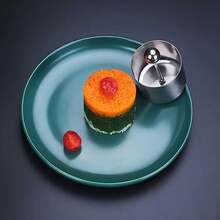 1 件装，带推杆的蛋糕模具环，冷盘模具，圆形不锈钢压模，饭团模具，蛋挞环，饭团模具，适用于餐厅厨房的蛋糕模具。 - 彩色 - 查看 7