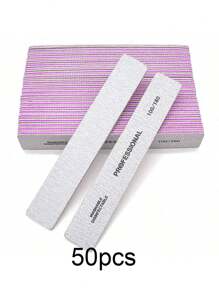 20Pcs Rectangle Nail Files 100/180Double Sided Emery Board Washable Emery Boards Reusable Nail Buffers Manicure Tools For Natural Nails Acrylic Nails Home And Salon Use,Nail Supplies,Nail Tools,Nail Art Tools,Back To School,Nails,Nail Tools For Press On Nails - Dusty Purple - View 14