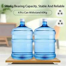 4/8pcs Mini Self-Adhesive Swivel Casters, 360° Rotation, ABS Rotating Rollers For Home And Kitchen Use