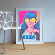 1pc Unframed Vintage Record Eclectic, Put Your Records On, Girly Art Music Home Decor Aesthetic Pink Wall Print Retro Music Poster Roommate Decor