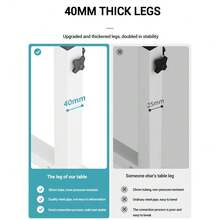 Roller Computer Table - الأسود - مشاهدة 8