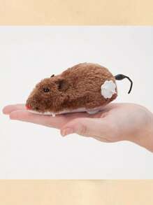 Wind-Up Spring Plush Toy, Realistic Fake Mouse Can Run, Random Colors Of Cats&Dogs Pets Toys