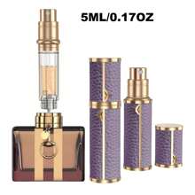 1 件奢华优雅便携式迷你可填充雾化器，底部填充设计，香水喷雾瓶，旅行香水瓶可填充，您的旅行和商务必需品