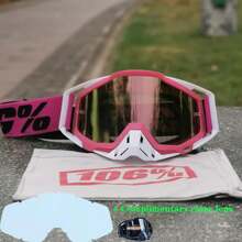 Motocross Goggles Glasses Cycling Glasses Man Glasses Motorcycle Goggles Motocross Racing Goggles Motorcycle Glasses - Pink - View 4