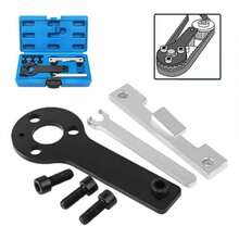 1 kit de distribución de motor para Fiat 500, Punto 8 válvulas. Contiene 1 * herramienta de bloqueo del cigüeñal, 1 * soporte de bloqueo del árbol de levas, 3 * tornillos, con 1 caja - Negro - Ver 7