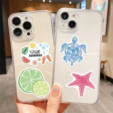 50 piezas Pegatinas de Vibraciones de Verano, Pegatinas de Graffiti Creativas, Suministros de Oficina, Pegatinas para Teléfono Móvil y Computadora, Pegatinas Geniales Muy Atractivas y Resistentes al Agua, Decoración de Regalo Clásica y Divertida, Paquete de Valor, Pegatinas de Dibujos Animados Lindas, Pegatinas de Anime Geniales