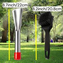 2pcs/3pcs Garden Trowel, Planting Flower Shovel, Outdoor Weeding Digging Cleaning Brush Set, Lawn Mower Cleaning Tools