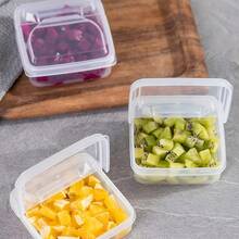 2 Pack Sliced Cheese Container For Fridge, Clear Plastic Butter Block Cheese Slice Storage Box With Flip Lid For Refrigerator Food Vegetable - 2PCS - View 5