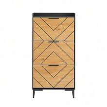 SoBuy Shoe Storage Cabinet, Shoe Cabinet, Shoe Cupboard FSR164-SCH - Black - View 2