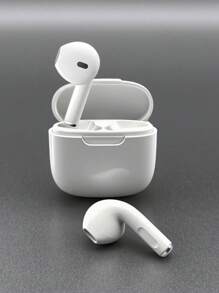 TWS Semi In-Ear Wireless Bluetooth Earphones, Airbuds, Sports Headphones – 200mAh Charging Case, Touch Control, Clear Stereo Sound – Available In Elegant Ivory White (For Office & Study), Classic Obsidian Black (For Commute & Workout), Soft Rose Pink (Gift For Her), Compatible With IOS Android Devices