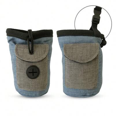 Bolsa para Passeios e Treinamento de Cães – Ideal para Petiscos, Brinquedos e Ração com Dispensador de Sacos Integrado