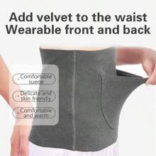 Self-Heating High Quality With Pockets Warm Waistband Elasticity Waist Support Belt Lower Back Lumbar Back Brace - Multicolor - View 3