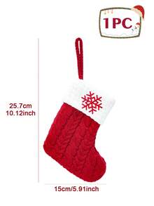 1Pc Knitted Letter Christmas Socks, Christmas Alphabet Knit Stockings, Mini Christmas Socks With Embroidered Letters, Merry Christmas Decorative Socks, Xmas Decor, Christmas Decorations For Home, Christmas Ornaments, Christmas Tree Decorations, Christmas Theme Dress Up Home Decor Christmas Decorations Room Decor Winter Christmas Decorations Home Christmas Gifts