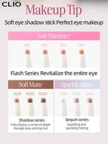 Clio Korean Makeup Smooth Gradient Eyeshadow Stick, Pearlescent Mono Eyeshadow Pencil, Eyeshadow & Lower Eyeliner & Eye Bag Dual-Use Pencil, Highlighter & Pearlescent & Brightening Pencil, Eyeshadow Stick, Multi-Dimensional Cream Eyeshadow Stick, Eyeliner Pencil, Gradient Eyeshadow Stick & Eyeliner Pencil, Brightening Eyeshadow, Smooth & Natural Gradient, Fine Texture, Long-Lasting Radiance, Smooth Application, Daily Makeup, Korean Makeup - #S103 HAZE BERRY - View 8