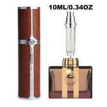 1 件奢华优雅便携式迷你可填充雾化器，底部填充设计，香水喷雾瓶，旅行香水瓶可填充，您的旅行和商务必需品