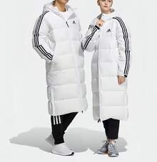 Adidas Men's Winter Hooded Mid-Length Warm Down Jacket