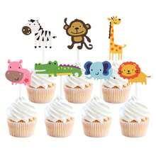 8 Peças Toppers de Bolo com Tema de Cavalo e Unicórnio, Decorações de Bolo Impressas Criativamente com "Sucesso" para Festa de Aniversário