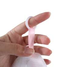 1pc Japanese Pull Ring Foaming Net Facial Cleanser Bubble Net, Cleansing Handmade Soap Soap Soap Foam, Foam Net, Bubble Bag