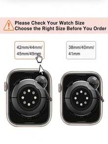 1 Young And Fashionable Women's Watch Strap, Black Leather, Soft And Comfortable, Ultra-Thin And Slender Women's Watch Strap Ultra3 2 1 SE S10 /S9 /S8 /S7 /S6/ S5/ S4/ S3 /S2/ S1 Series Global Hot New Product Golden Metal Decoration Black Leather Strap 38 Mm40mm42mm44mm45mm46mm49mm Compatible With Watch Band Smart Watches Accessories Wristwatch - Black - View 10