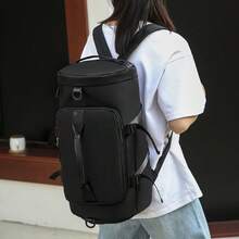 New Large Capacity Travel Bag Fashionable Simple Leisure Sports Fitness Bag Yoga Bag Multifunctional Shoulder Bag For Men And Women - 藍色 - 查看 4