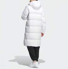 Adidas Men's Winter Hooded Mid-Length Warm Down Jacket