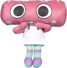 Dandy's World Pebble Vee Rodger Flutter Anime Game World Plush Toy, Christmas Home Party Decorations, Plush Doll Gifts For Game Lovers - Red - View 1