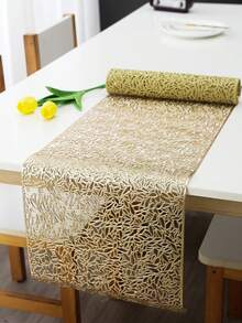 Bộ 1-8 tấm lót bàn và khăn trải bàn rỗng màu vàng, có thể giặt, dễ vệ sinh, lau sạch, chống trượt, chịu nhiệt, thảm bàn ăn, trang trí tiệc cưới ngày lễ - nhiều màu - Xem 2