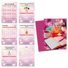 Noua carte cu coduri emoționale 2026, jurnalul cu parole pentru cupluri, înregistrează amintiri de neuitat și momente minunate