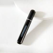 1 Piece Of 5 Ml Bottom-Filling Self-Pump Perfume Spray Bottle, Portable Cosmetic Refill Bottle, Reusable Refill Perfume Sprayer, Mini Cosmetic Bottle, Easy To Carry When Traveling, You Can Add Fragrance At Any Time When Traveling And Shopping, Suitable As A Birthday Gift Or Holiday Gift For Family And Friends, - 黑色 - 查看 4