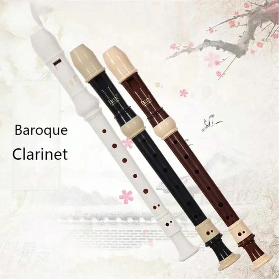 IRIN Baroque Clarinet Woodwind Instrument Recorder Soprano Vertical Flute With Musical Instrument Accessories Beginner Gift - BJ100 - 查看 1
