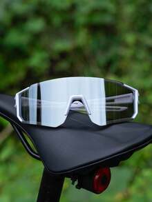 1-4pairs Women One-Piece Multicolor Personalized Street Style Technological Punk Spicy Futuristic Traveler Fashion Glasses For Hiking, Cycling, Skiing, Outdoor Casual Activities, Tropical Beach Vacay Outfits, Rave Party Accessories - Solid Color - View 21