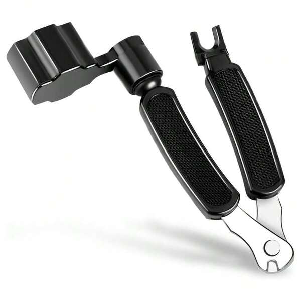 New+ Guitar String Winder Cutter Pin Puller - 3 In 1 Multifunctional Guitar Maintenance Tool/String Peg Winder + String Cutter + Pin Puller Instrument Accri (Style-A)
