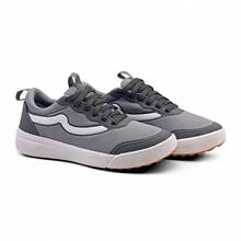 Men's Rugged Urban Sneakers With Suede And Comfortable Lining - 深灰色 - 查看 3