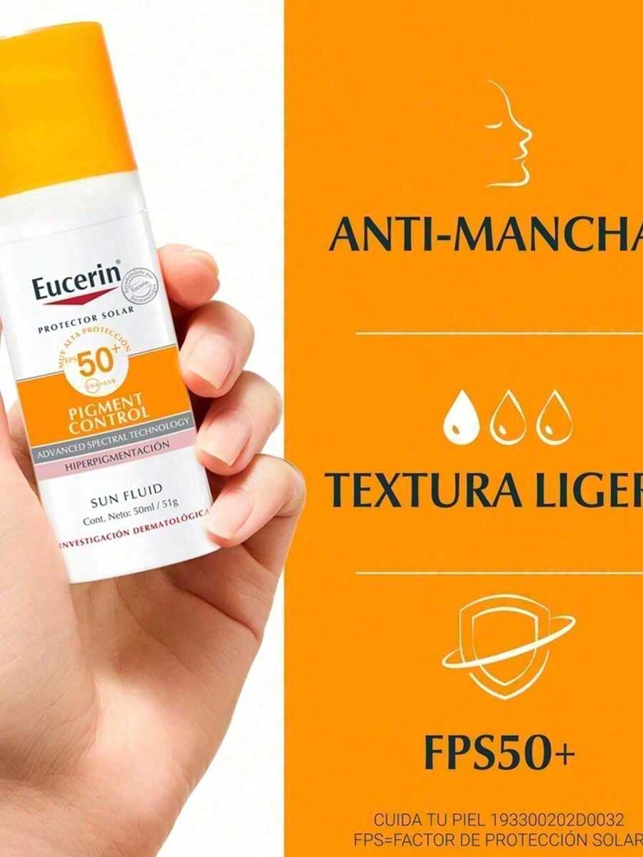 Protector pigment control FPS50 Tono Claro bloqueador solar facial alta protección antimanchas uniformiza tono piel textura ligera cuidado diario protector uv beauty skincare - Multicolor - Ver 1