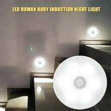 LED Smart Human Body Sensor Night Lights Emergency Automatic Lighting USB Charging Wireless Magentic Suction LED Cabinet Lights - 白光 - 查看 8