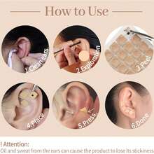 5040pcs/2400pcs/600pcs Ear Acupressure Massage Sticker Set, Ear Acupoint Massage Stickers, Ear Seed Stickers, Bean-Shaped Ear Stickers, Massage Stickers, Ear Acupoint Stimulation Stickers, Activate Ear Acupoints, Relieve Stress And Anxiety, Also Have Advanced Reflexology Massage Sticker Functions - Suitable For Ear Acupuncture - Multicolor - View 8