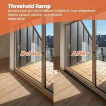 1 件 0.9 米/35.34 英寸门口坡道车库门槛坡道宽敞空间缓坡高强度使用坚固材料家居无障碍