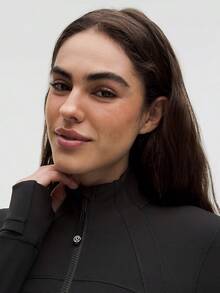 Define Cropped Jacket Nulu-For Yoga Gym Running-Sweat-Wicking-Yoga-All Seasons Sport-Spring/Summer-Autumn/Winter-Back To School - màu đen - Xem 4