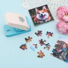 آلة صنع البازل الصغيرة، آلة ثقب قطع البازل المحمولة لصنع هدايا فريدة وديكورات المنزل