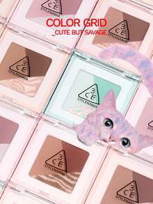 3CE 3.3克/0.12盎司薄荷绿眼影盘，细腻粉质，便携易用，不结块，控油配方，防晕染，多用途，可作眼影/高光/眉粉，韩式妆容 - 05ASH DUSK - 查看 6