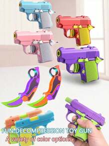 2025 New Upgrade - Pocket-Sized M1911 - Mechanical Linkage - Auto Recoil - Mini Handgun - Birthday Gift - Easter Gift - - Christmas Gift - Perfect Gift, Gun,Squirt,Gun Toy,Mini Toy Gun,Squirt Gun,Fidget Toy Gun,Toy Gun,Guns,Bb Gun, Fake Gun(Accessories Color And Pattern Are Random) - Multicolor - View 2