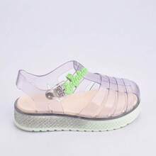 Kidy Calçados Sandália Infantil Menina  Kidy Gloss Belinha Marine Fashion Estilosa Confortável Leve - Verde Menta - Visão 1