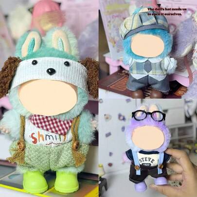 [Clothes Only, No Shoes] 17cm  Clothes In Stock, 1st, 2nd, 3rd Generation Labobo Doll Clothes, High Quality Outfit Set, Cute Clothes For Labubu